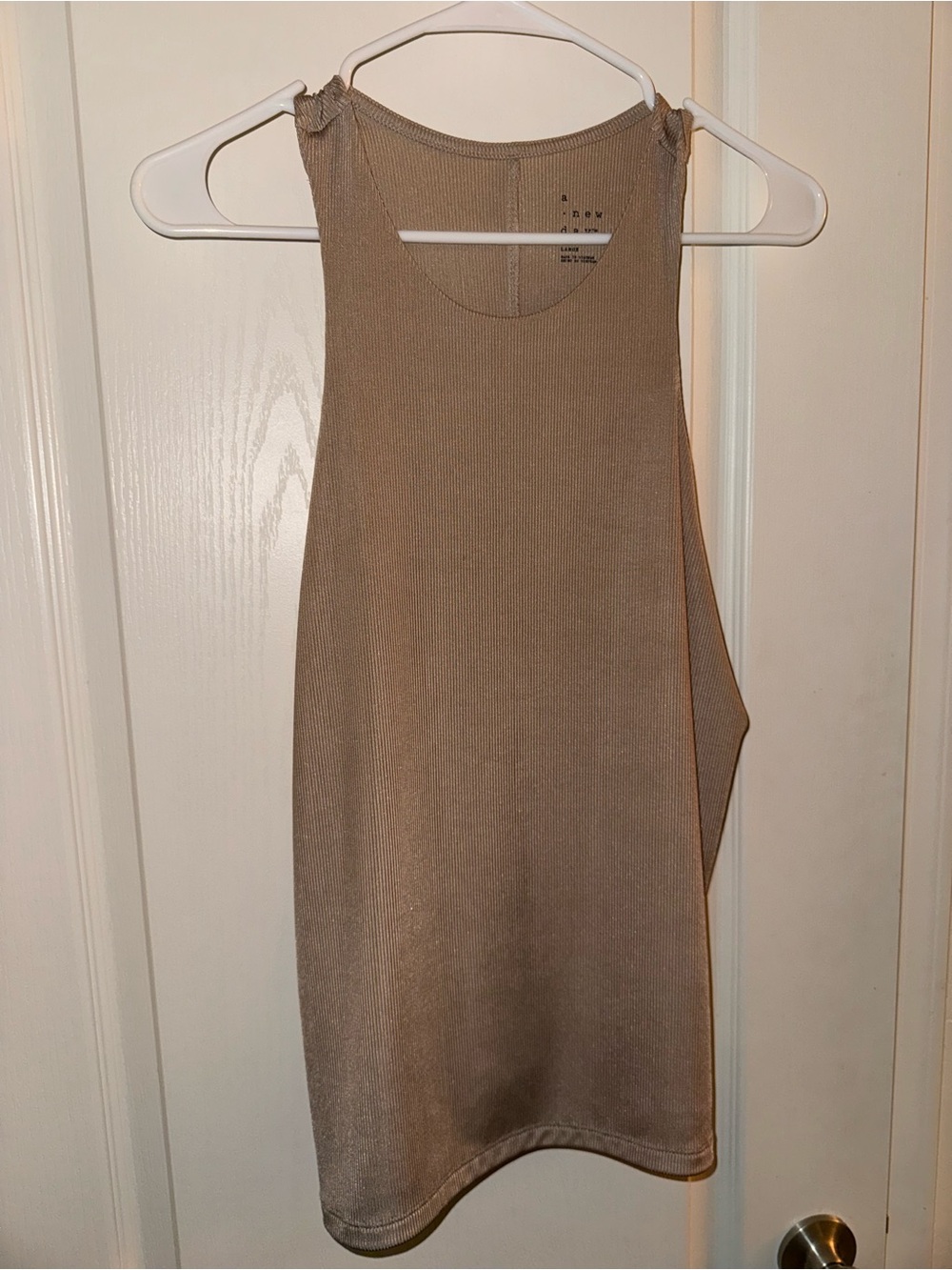 Women’s Sleeveless Knit Tank Top - Taupe